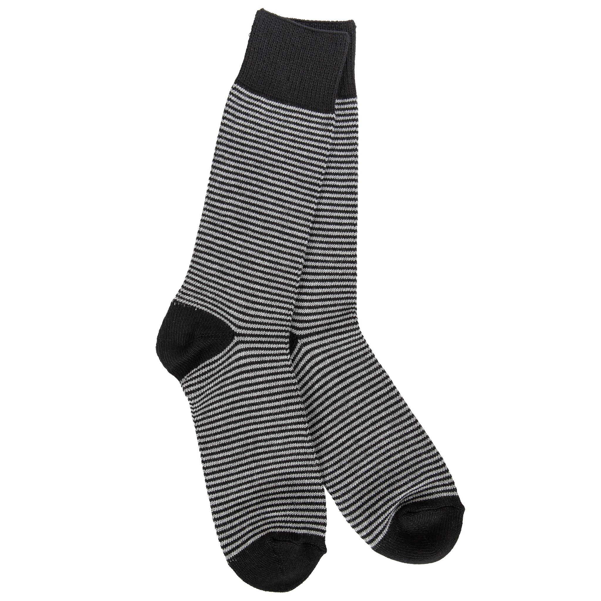 1902 Metro Stripe Crew Black Multi Stripe