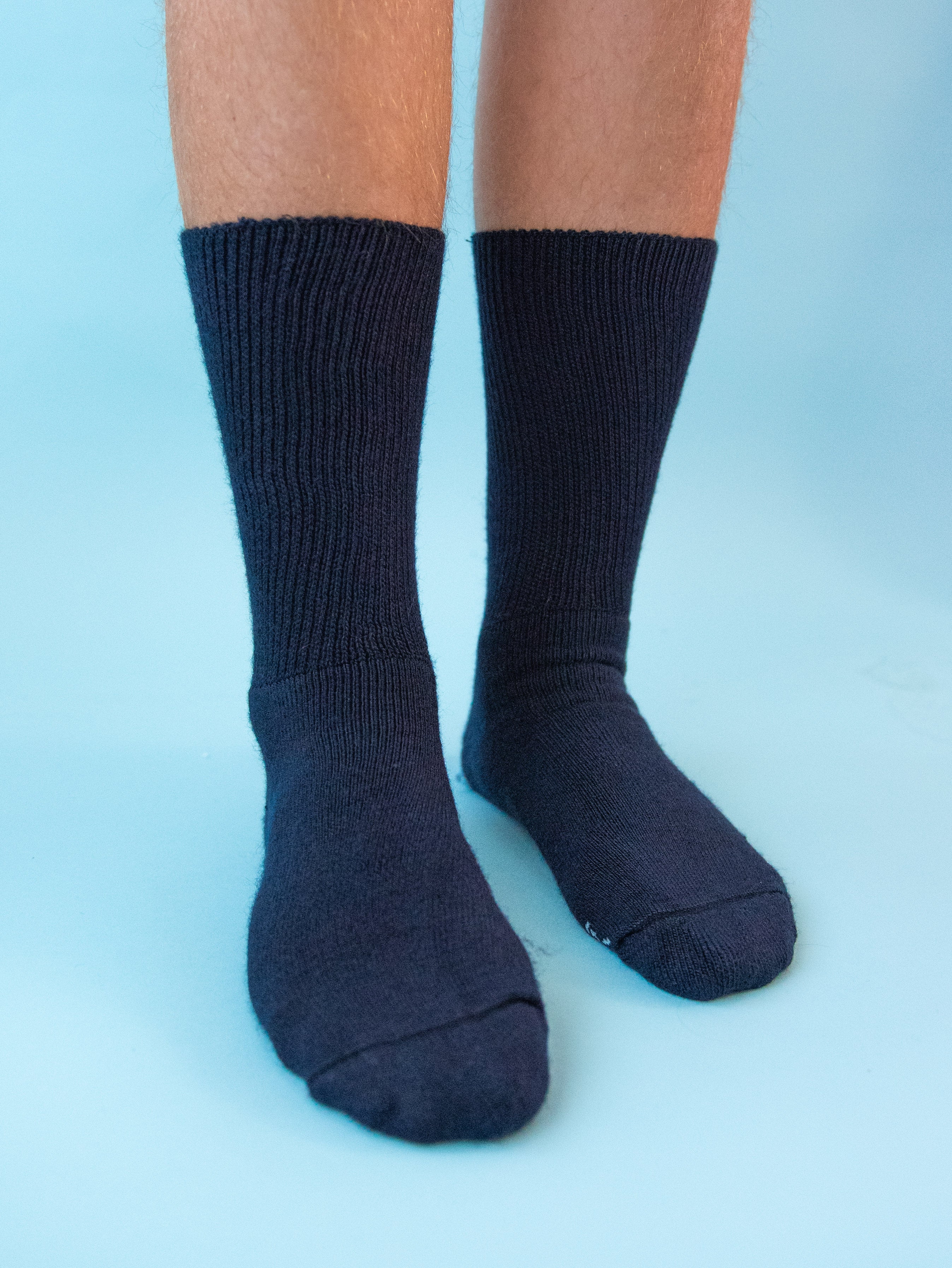 Sensitive Comfort Fit Crew Navy