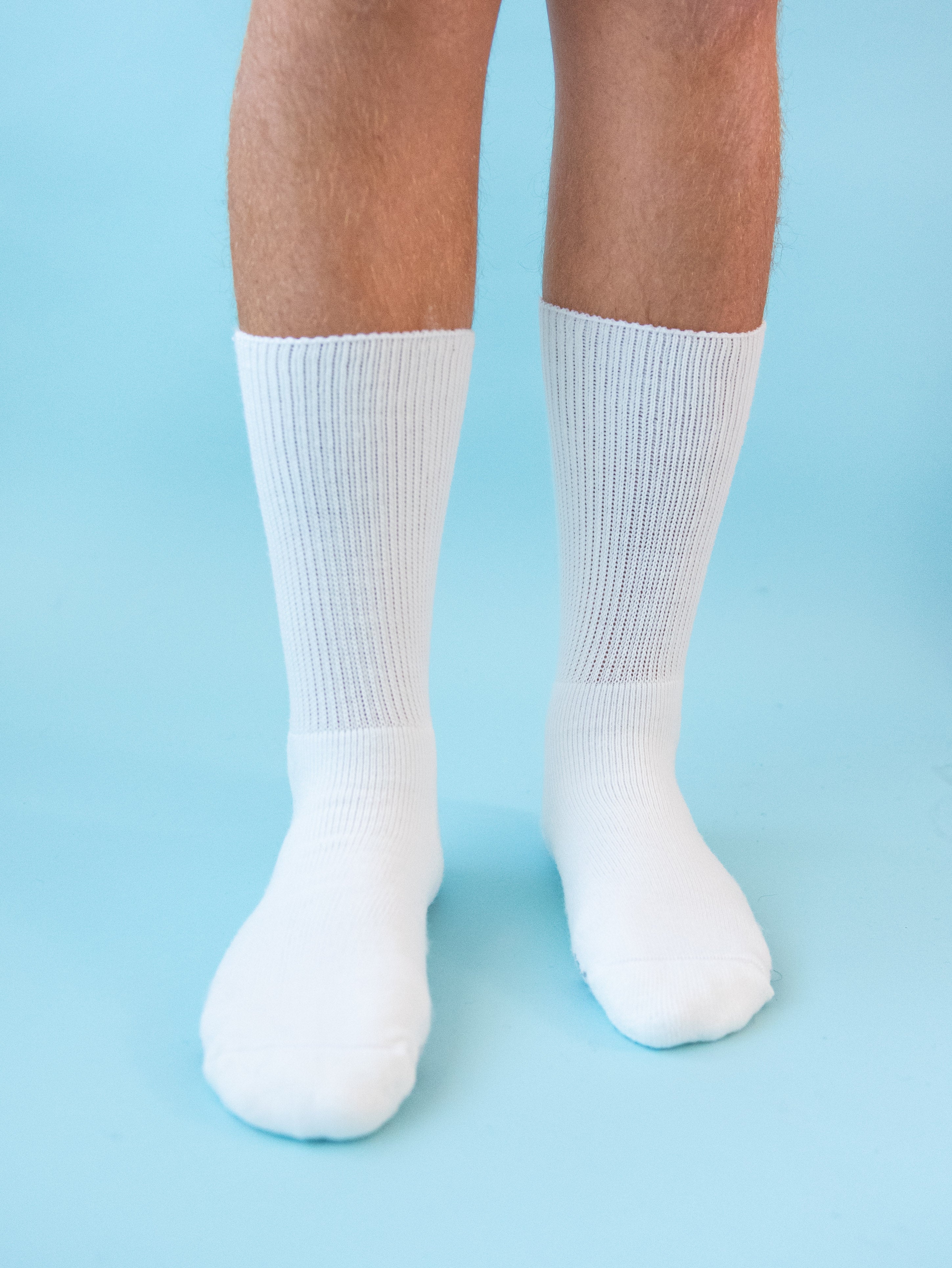 Sensitive Comfort Fit Crew White