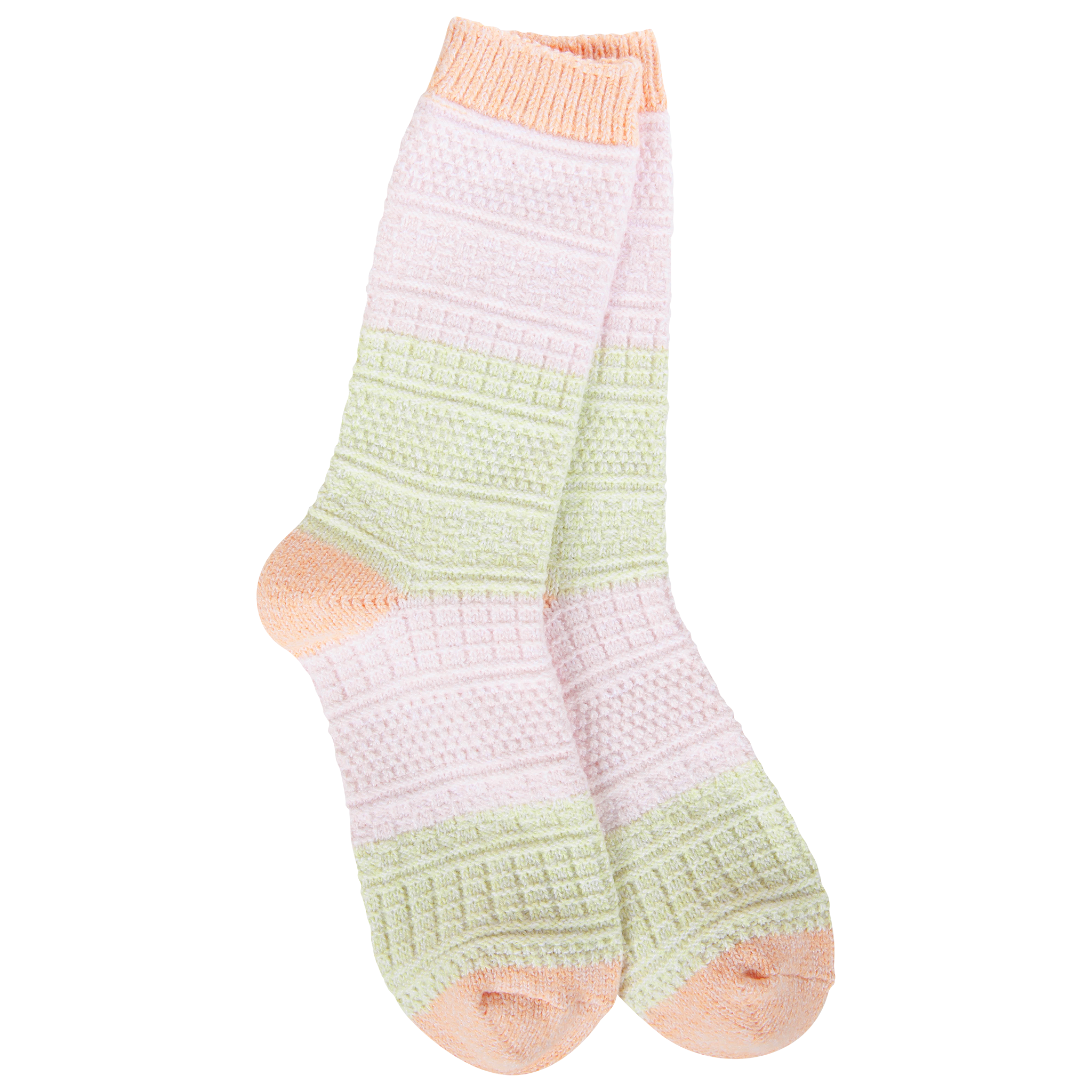 Basket Crew Yellow Peach Pink