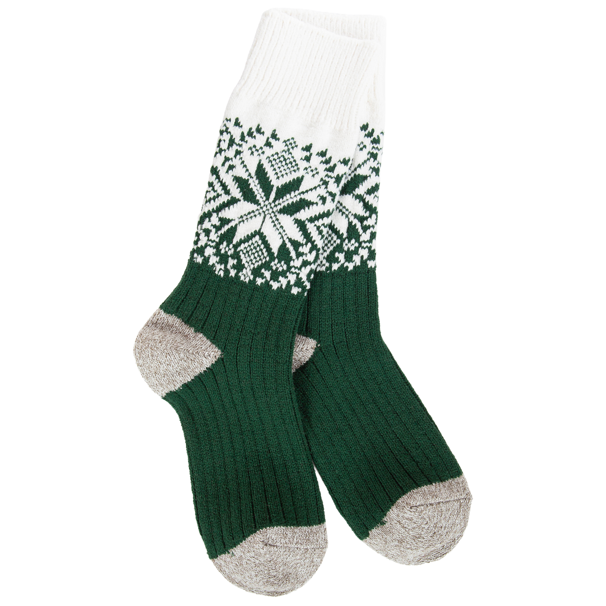 Weekend Holiday Crew Green/Ivory