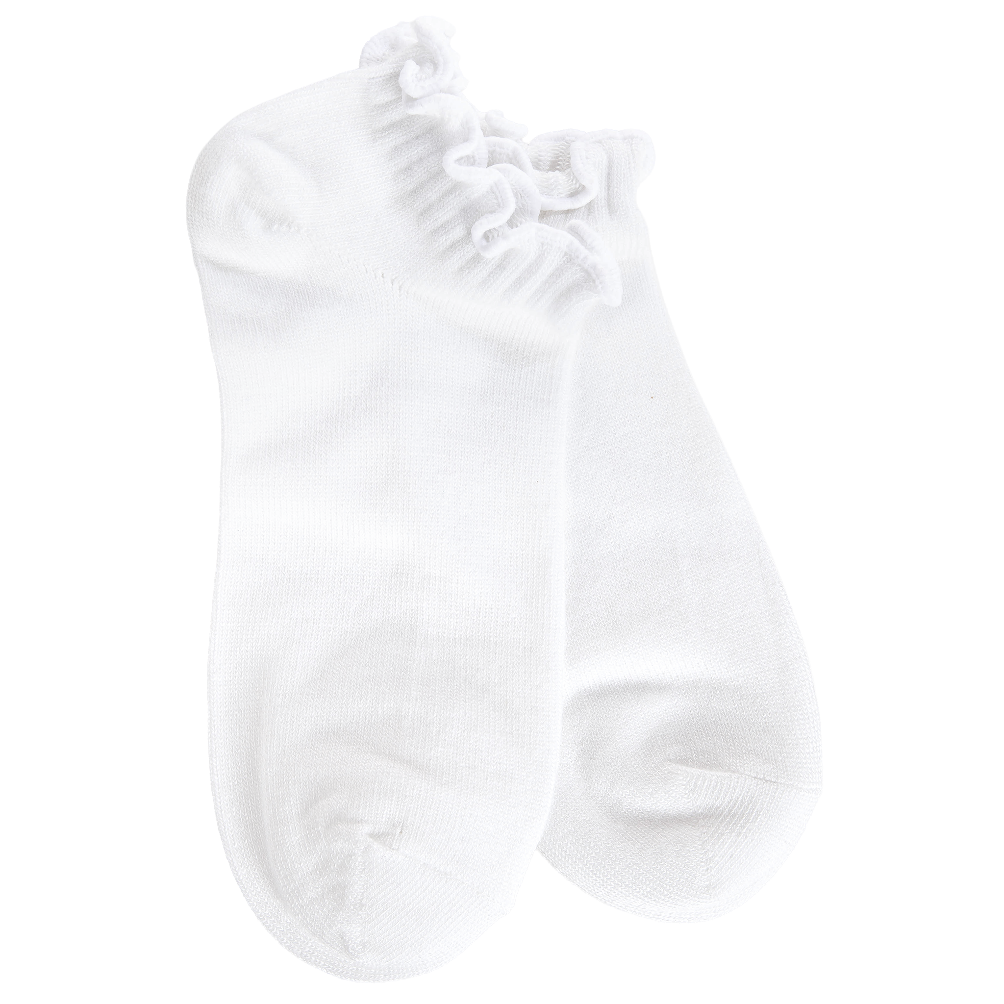 Weekend Low Ruffle White