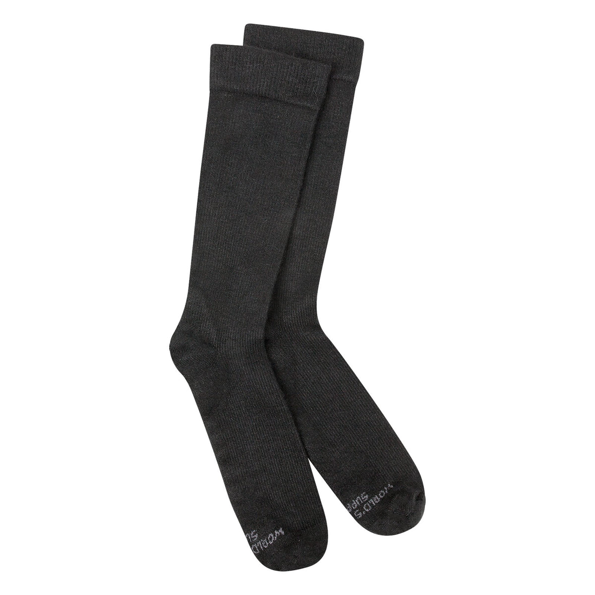 World's Softest Men's / Women's Fit Support Crew Socks M, Black World's Softest Men's / Women's Fit Support Crew Socks M, Black