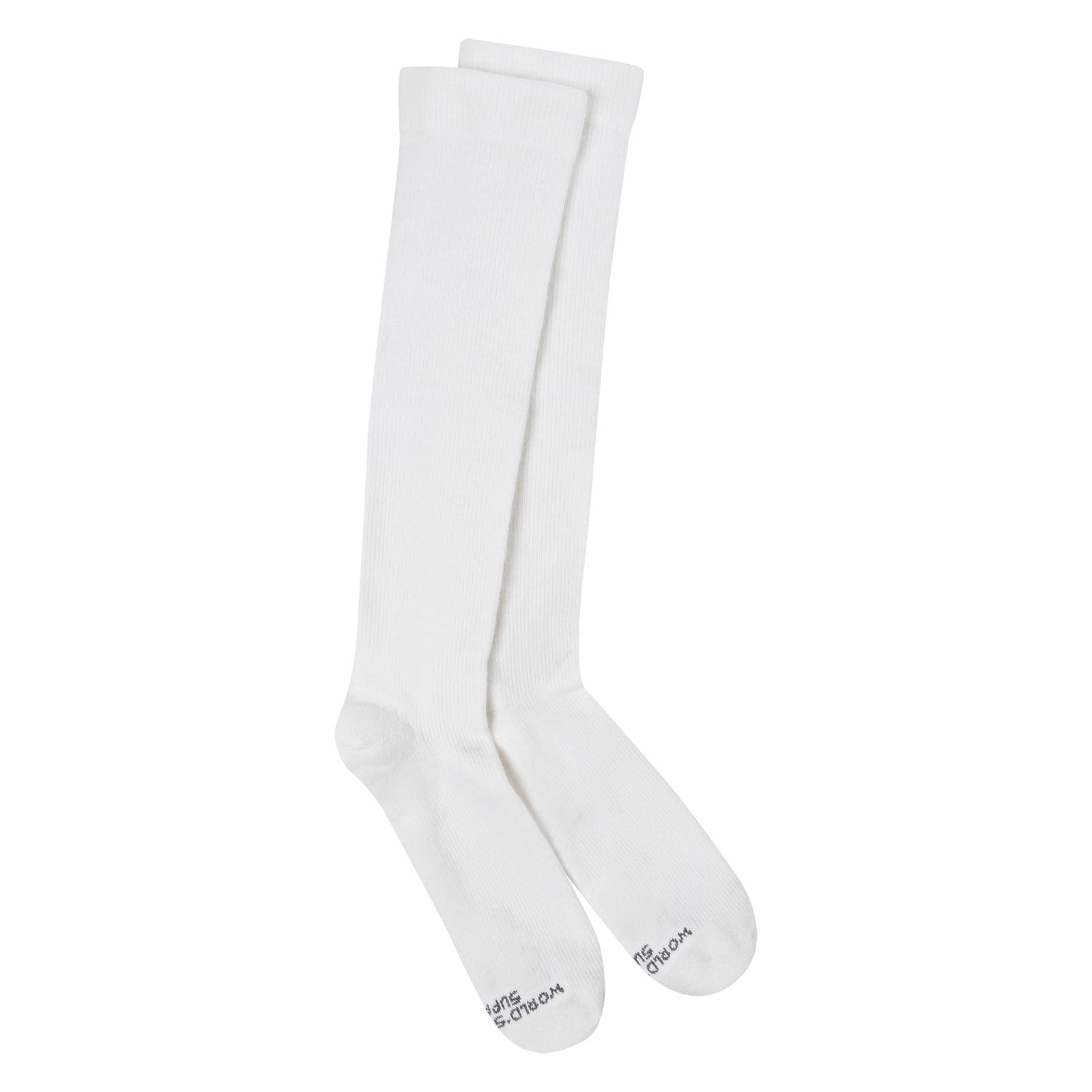 Sensitive Support Fit Fashion Knee-high White