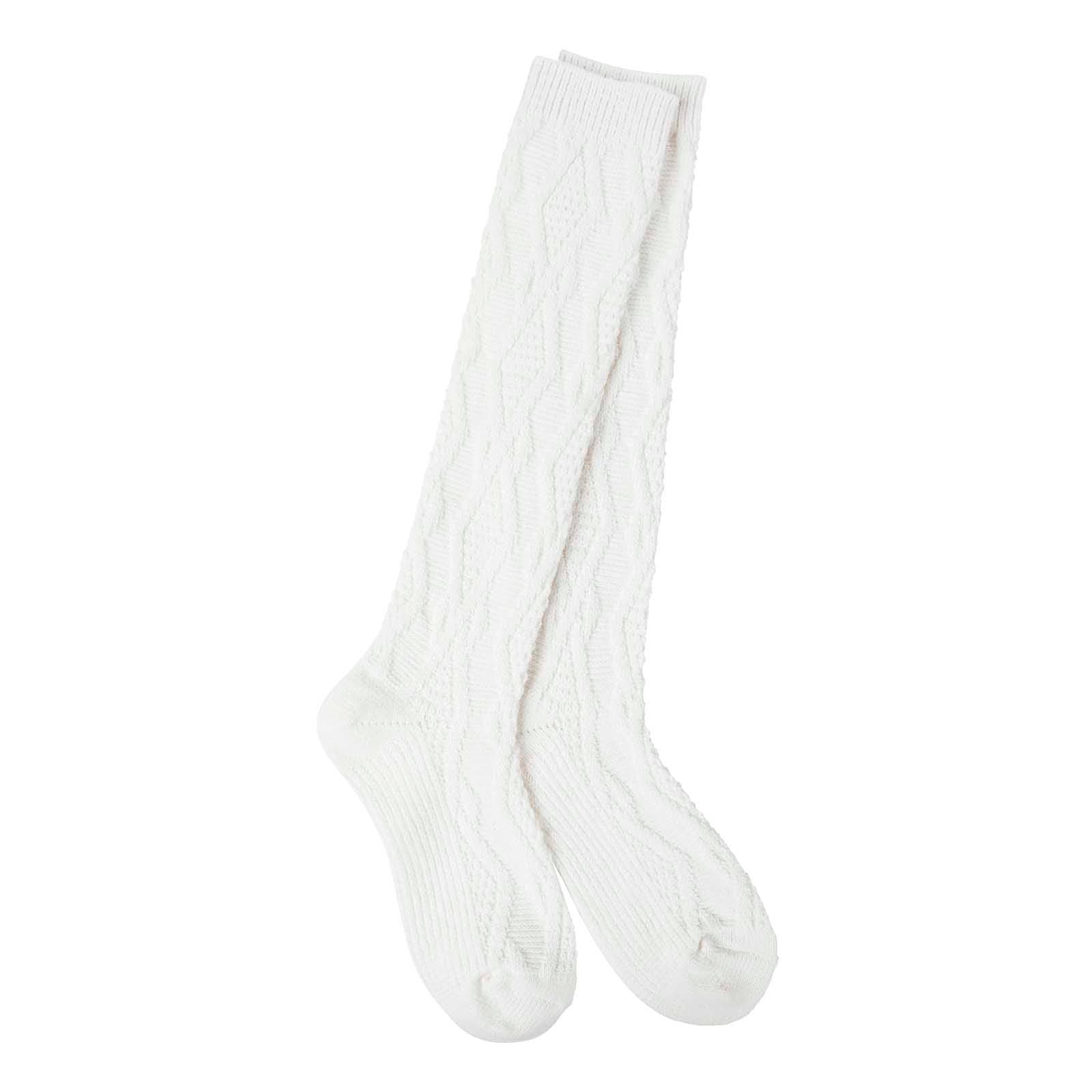Weekend Cable Knee-high White