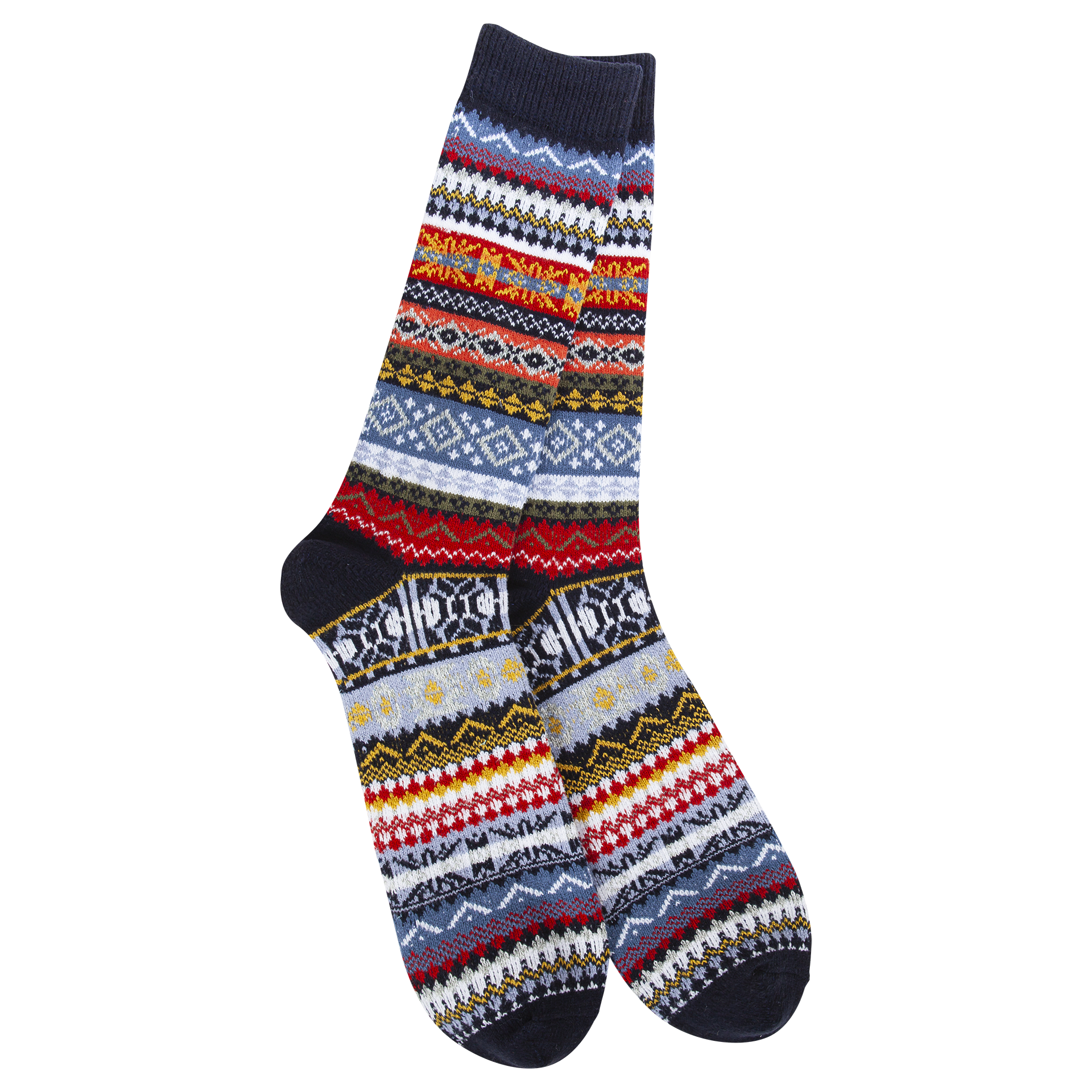 Holiday Men's Studio Crew Navy Multi Stripe