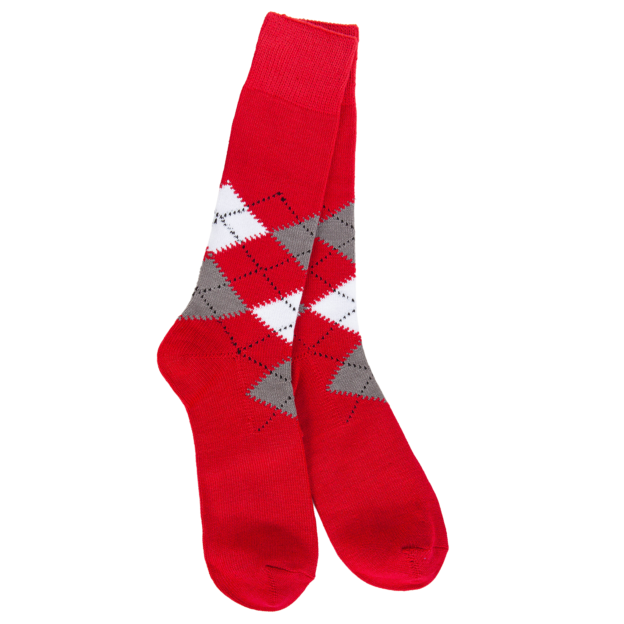 Metro Argyle Crew Crimson