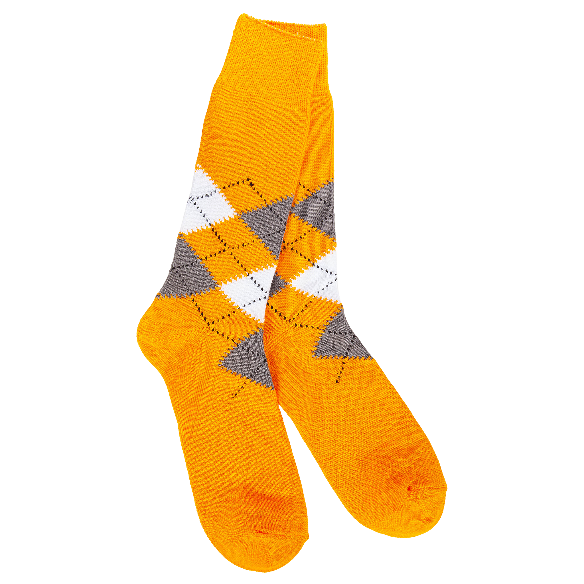 Metro Argyle Crew Orange