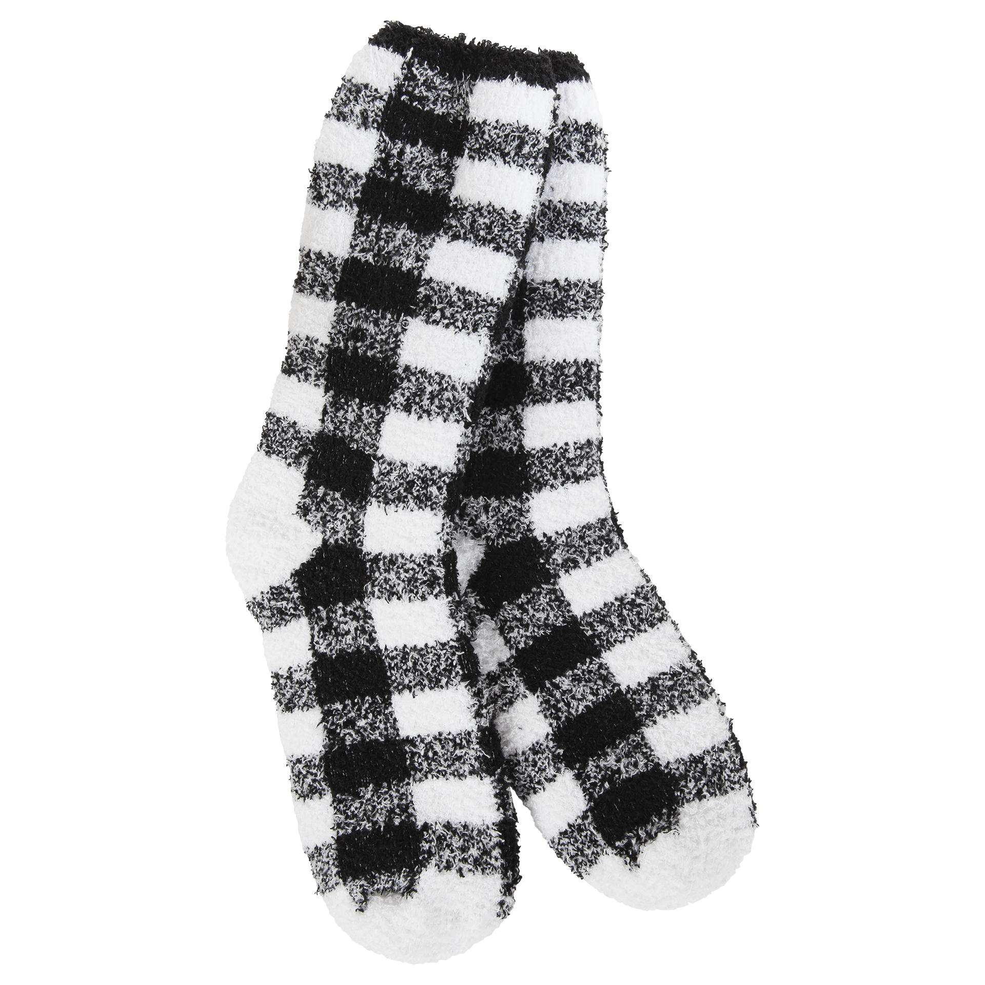 Fireside Cozy Crew Black White