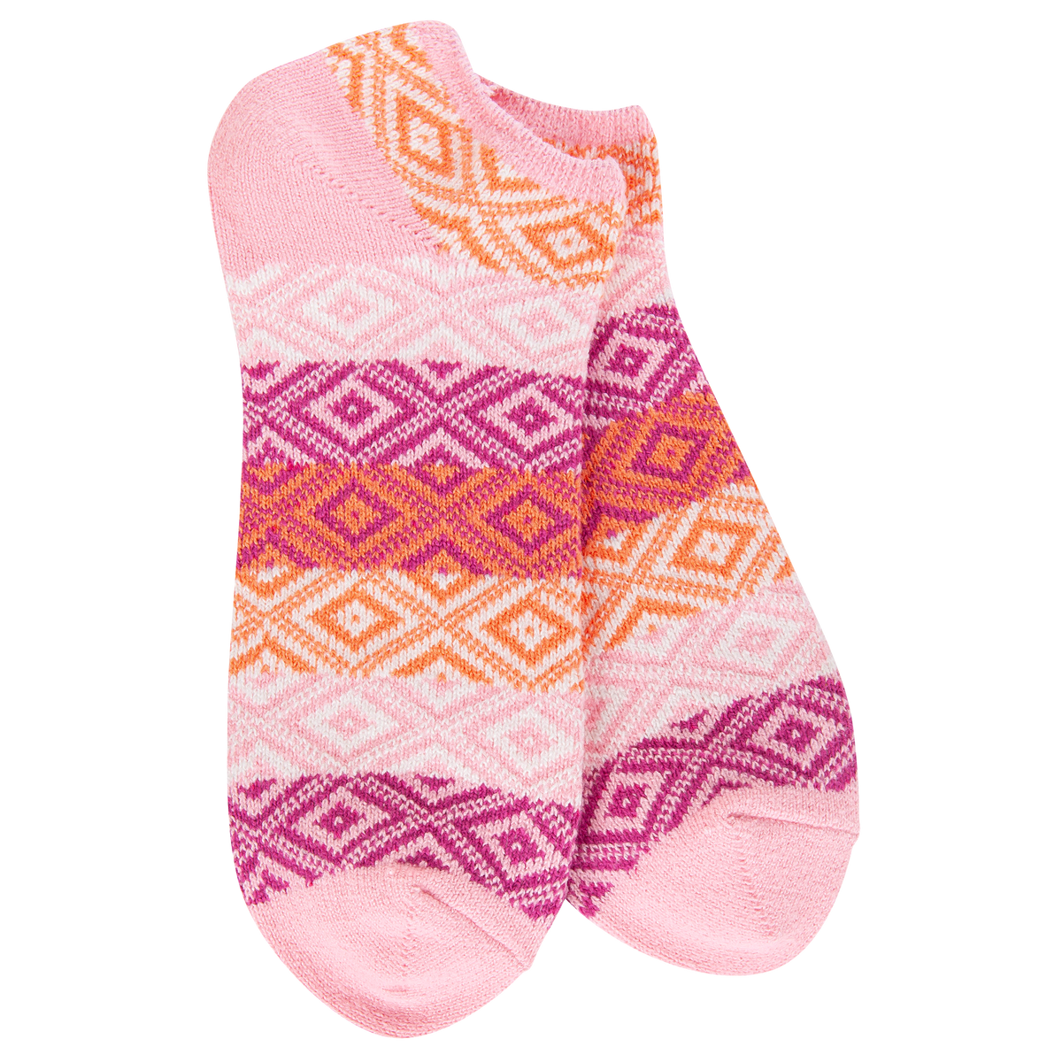 Weekend Gem Low | Colorful Ankle Socks | Diamond Pattern Socks | World ...