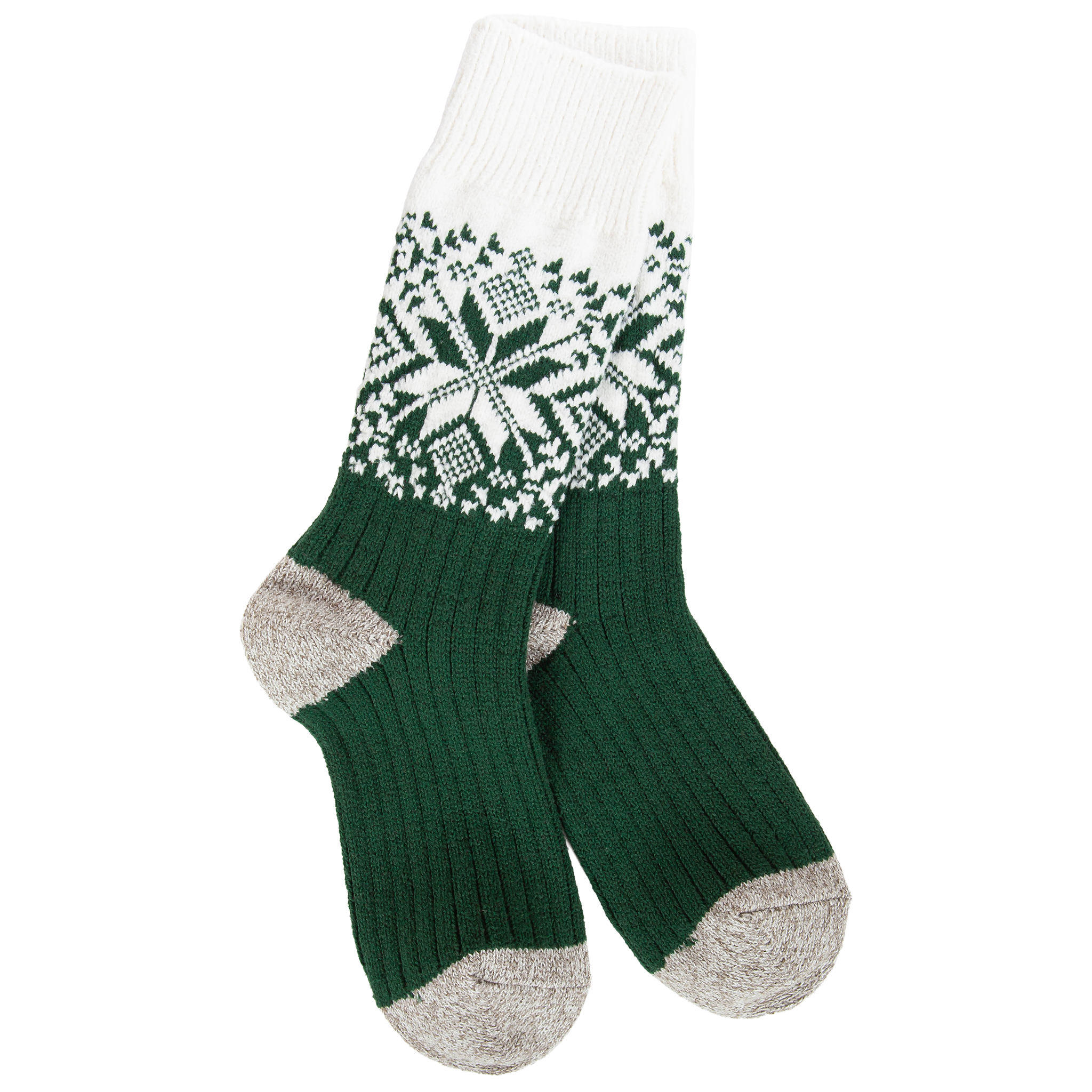 Weekend Holiday Crew Green/Ivory