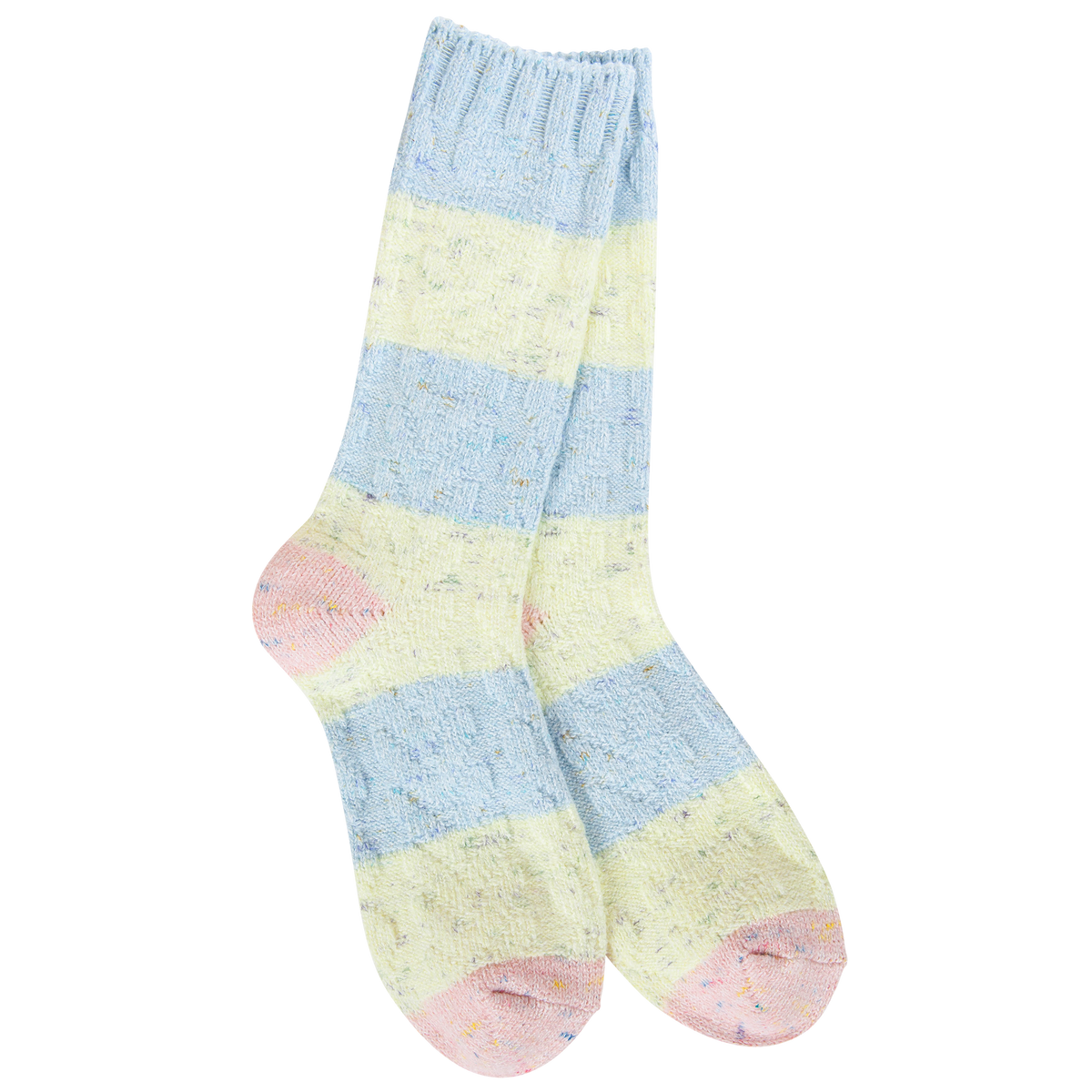 Weekend Light Weight Spring Cable Crew | Soft Spring Socks | World's ...