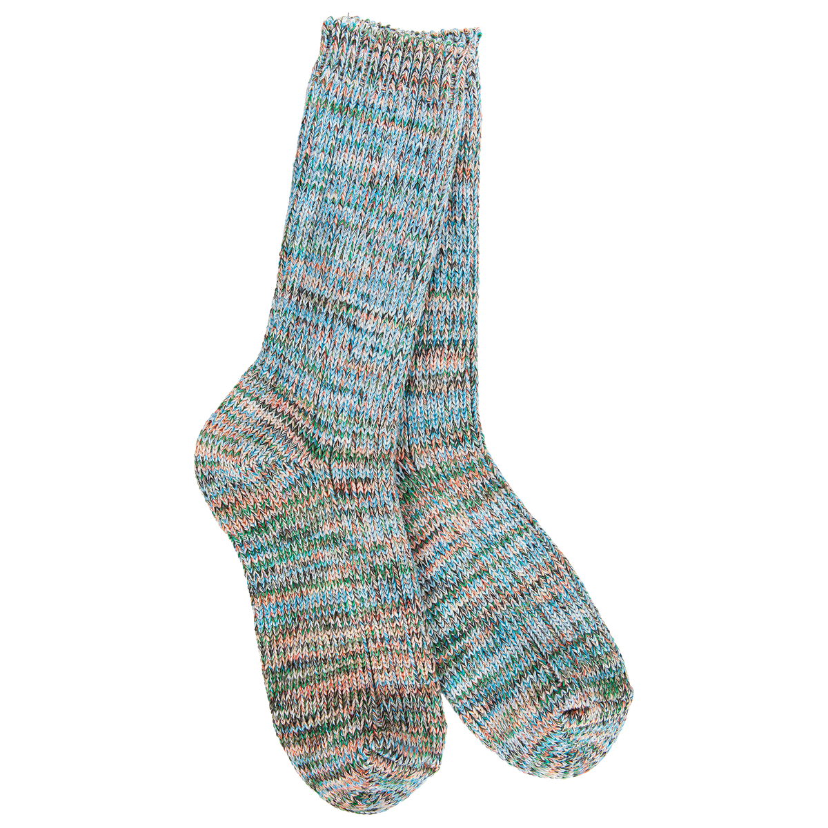 Weekend Missioni Crew | Multicolor Marled Socks for Women | World's ...