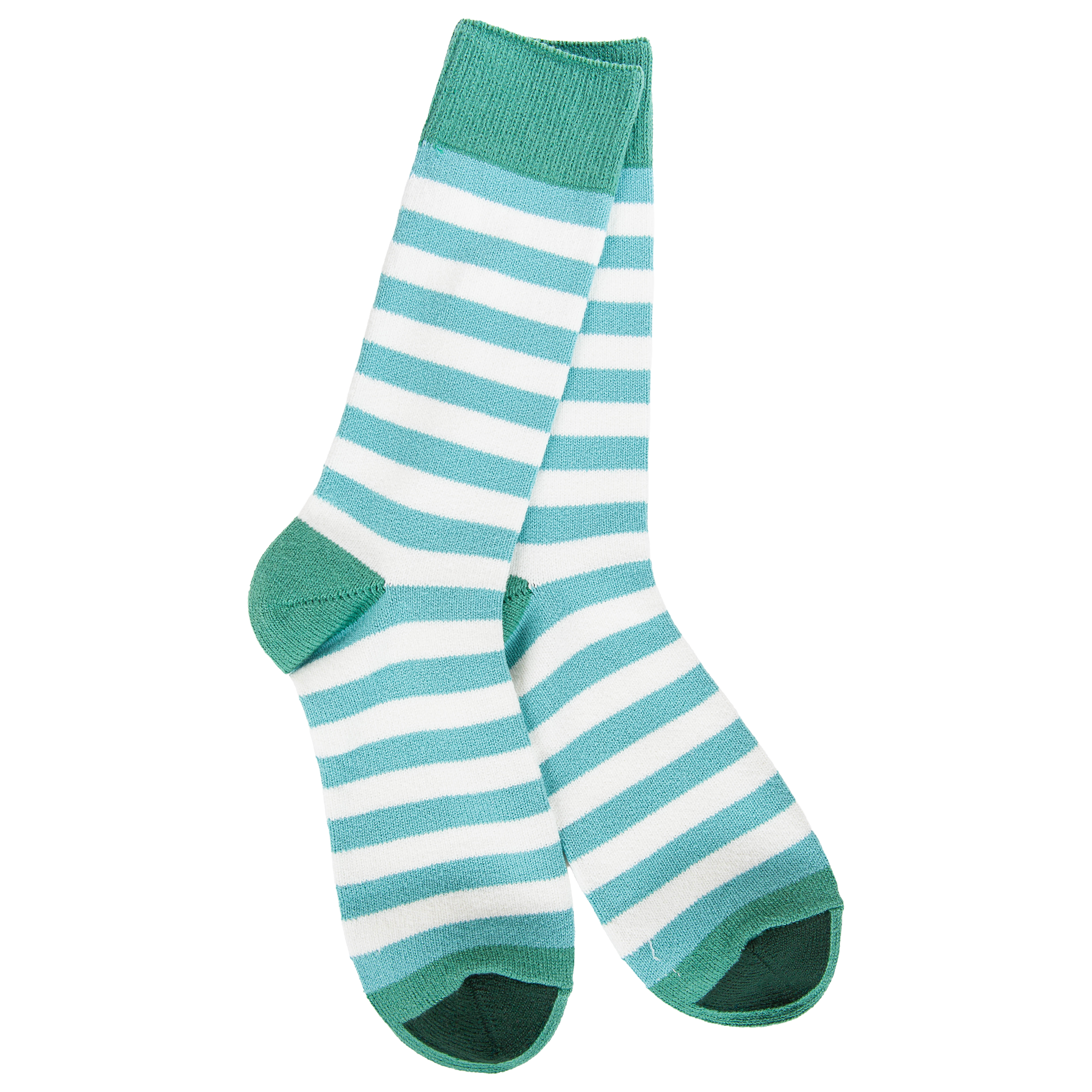 Weekend True Stripe Crew Frosty Spruce