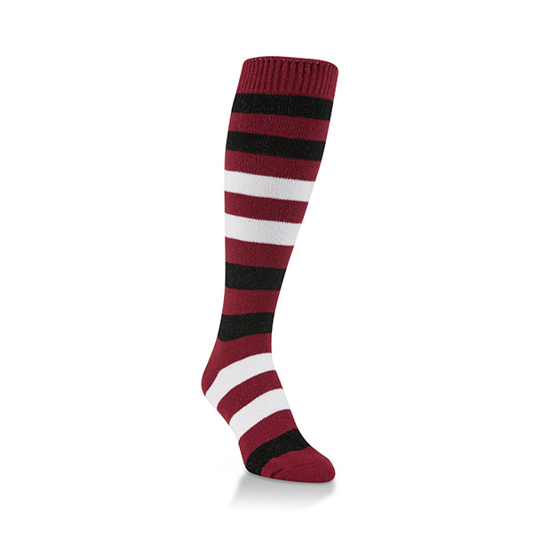 Team Tri-Color Rugby Knee-high Garnet/Black/White