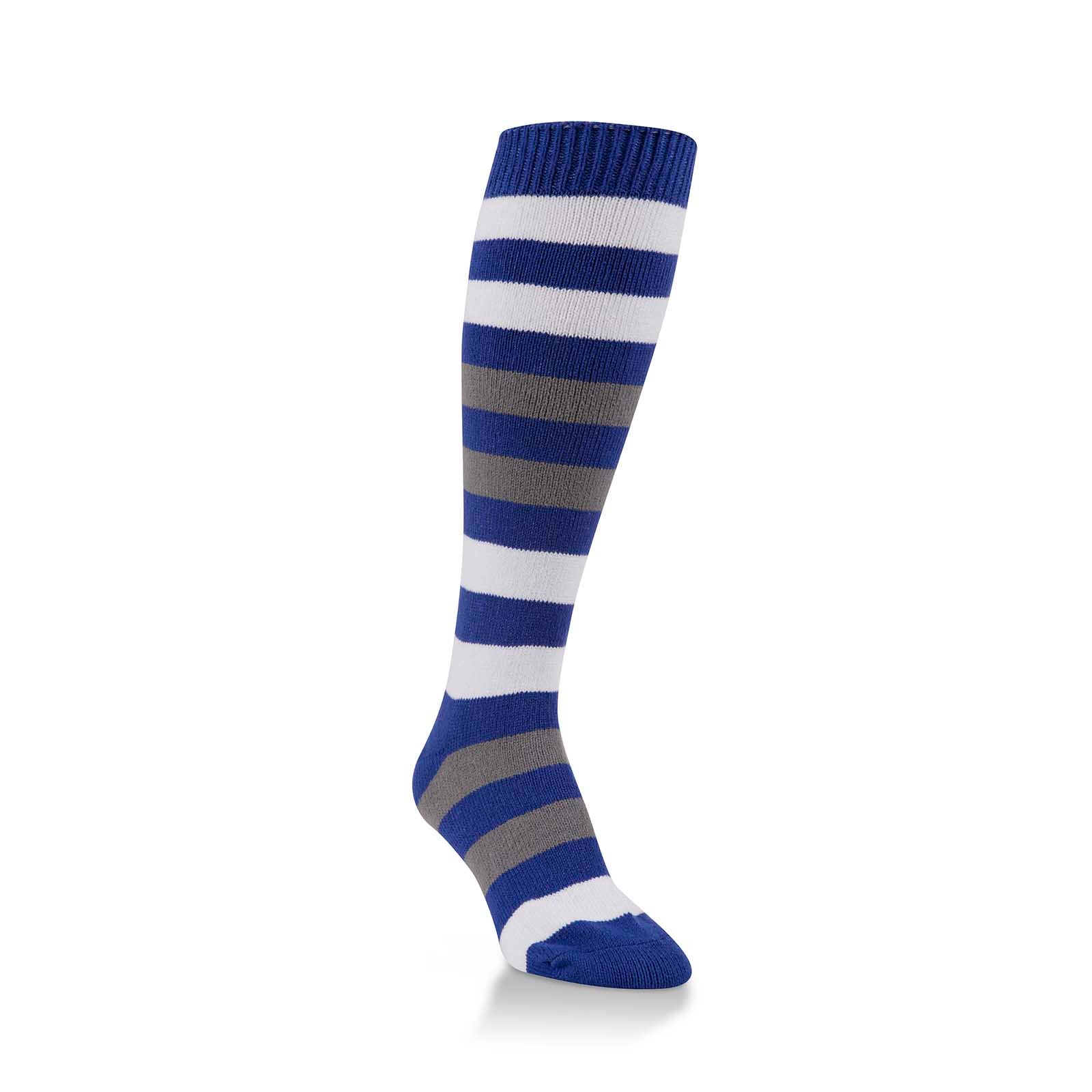 Team Tri-Color Rugby Knee-high Navy/White/Grey