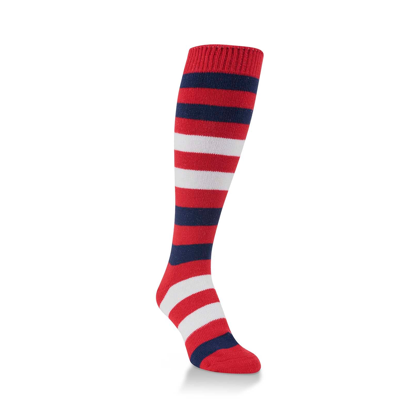 Team Tri-Color Rugby Knee-high Red/Blue/White